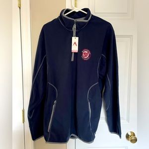 NWT- Washington Nationals Navy Fleece 1/4 zip- Men’s XL